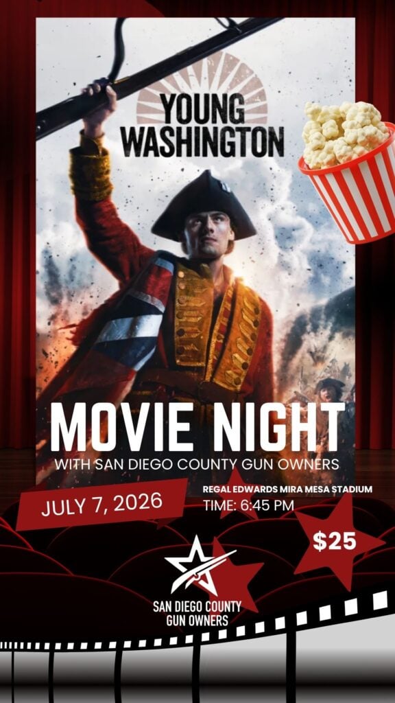 SDCGO Movie Night: Young Washington, Tuesday July 7