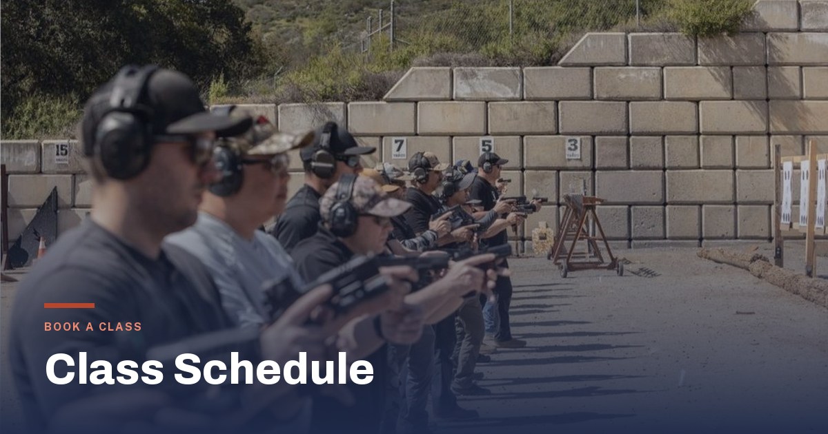 CCW USA students on the firing line. Book a class, class schedule.