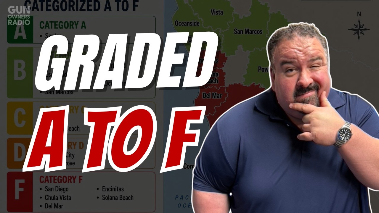 Gun Owners Radio: all 18 San Diego city councils, graded A through F